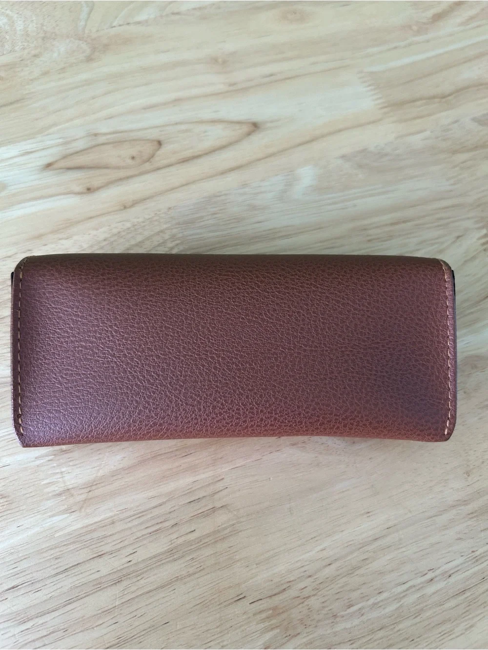 Ray-Ban Brown Leather Sunglasses Case